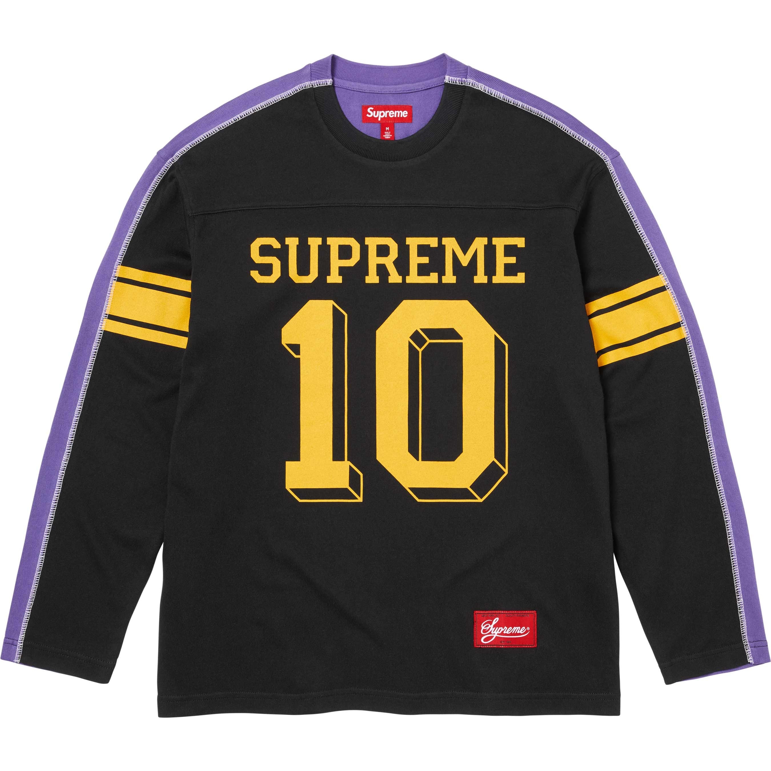 Split L/S Football Top view 7